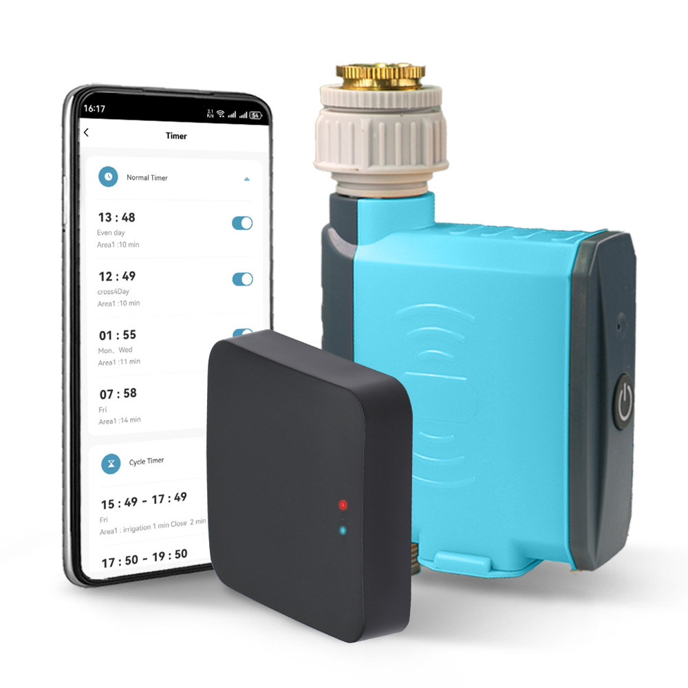 Smart Garden Tap Timer - WiFi/Blueteeth Water Timer with Gateway Kit