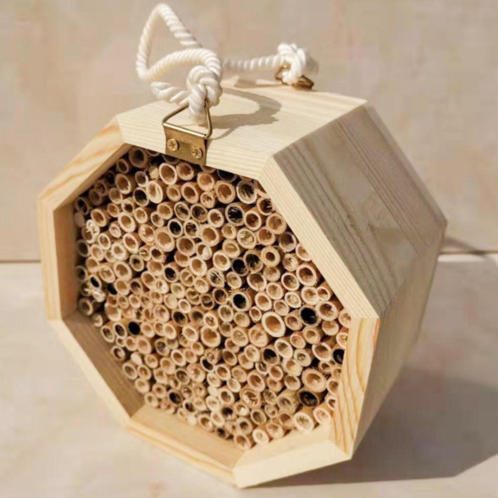 Insect Hotel Wood - Wooden Insect Bee House Wood Bug