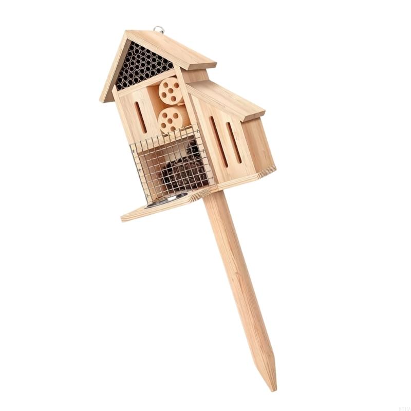 Wooden Insect House on Stake,  - огляд і ціна Insect Hotel Wood