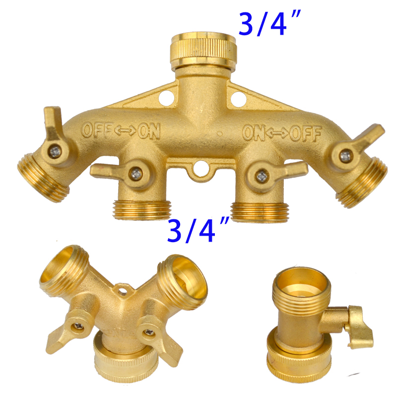 Heavy Duty Brass 1-2-4 way Spl - огляд і ціна Smart Garden Hose Valve