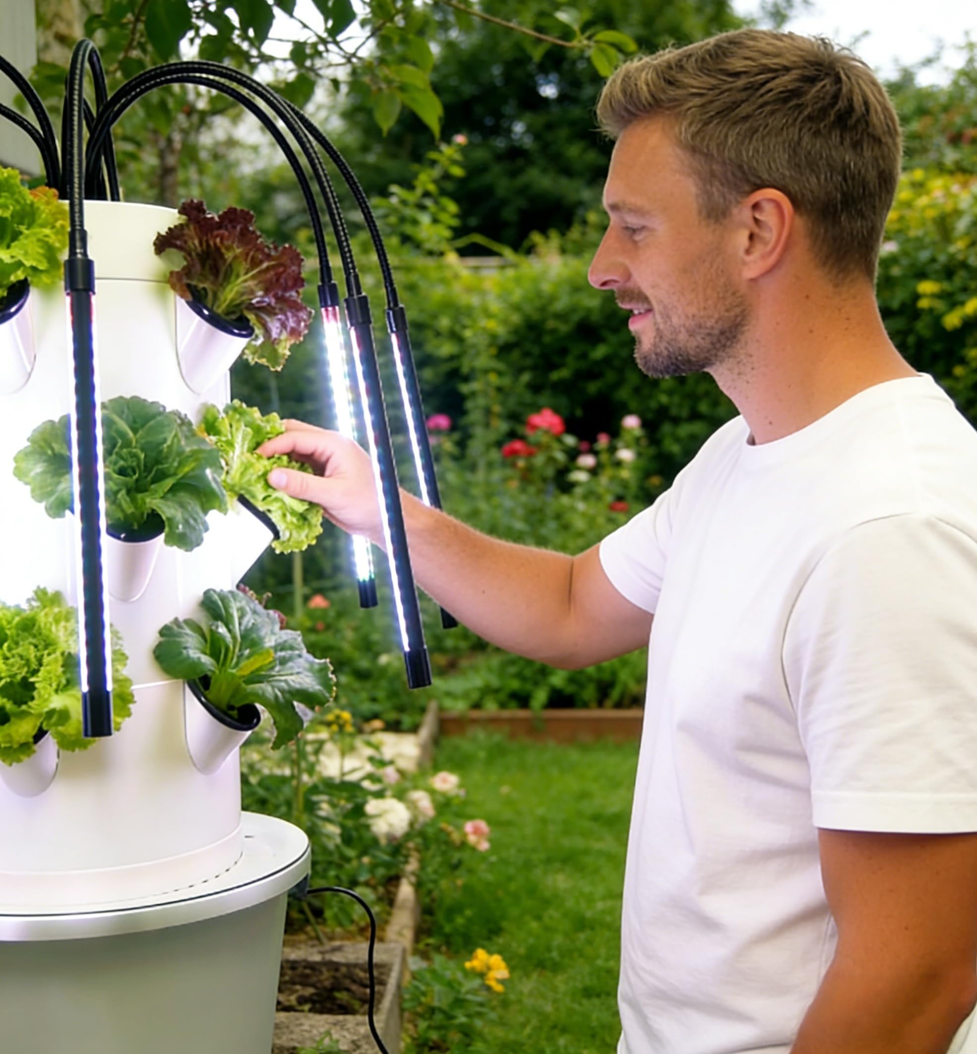 Vertical Hydroponic Growing Sy - огляд і ціна Smart Garden Vertical Planter