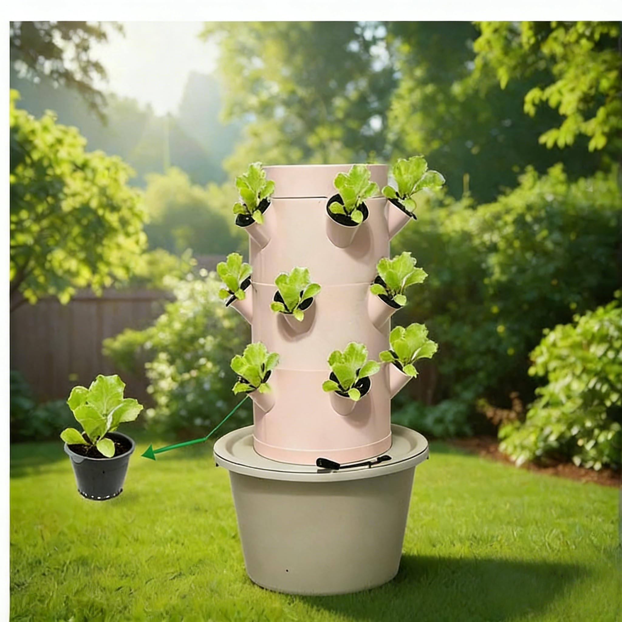 Vertical Hydroponic Growing Sy - огляд і ціна Smart Garden Vertical Planter