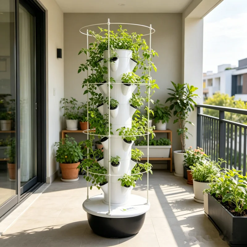 9 Layer Aeroponic Hydroponic V - огляд і ціна Smart Garden Vertical Planter