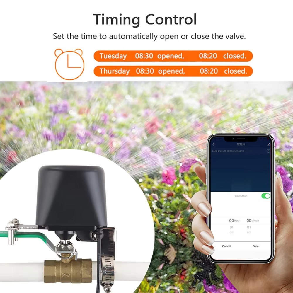 Tuya Zigbee or Wifi Water Valv - огляд і ціна Smart Garden Instructions