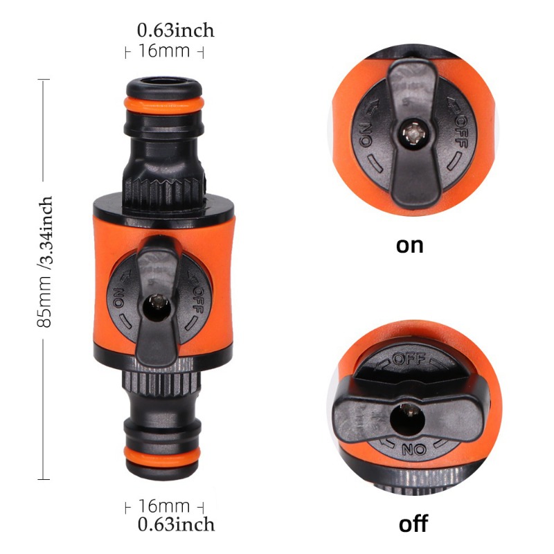 1PC/2PCS 16MM Equal Garden Hos - огляд і ціна Smart Garden Hose Valve