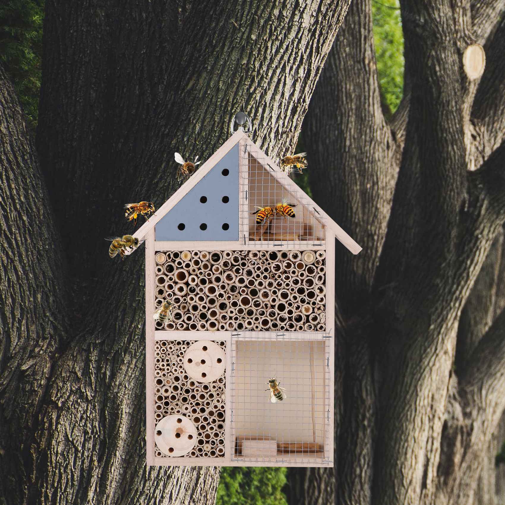 PZHI-Wooden Insect Hotel Bee H - огляд і ціна Insect Hotel Wood