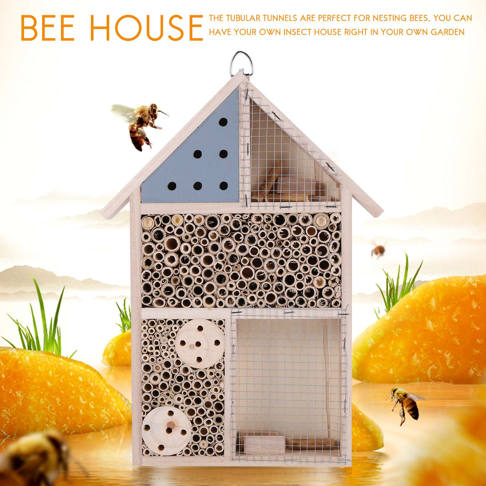 PZHI-Wooden Insect Hotel Bee H - огляд і ціна Insect Hotel Wood