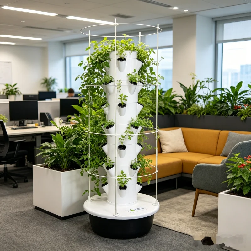 9 Layer Hydroponic Tower Indoo - огляд і ціна Smart Garden Vertical Planter