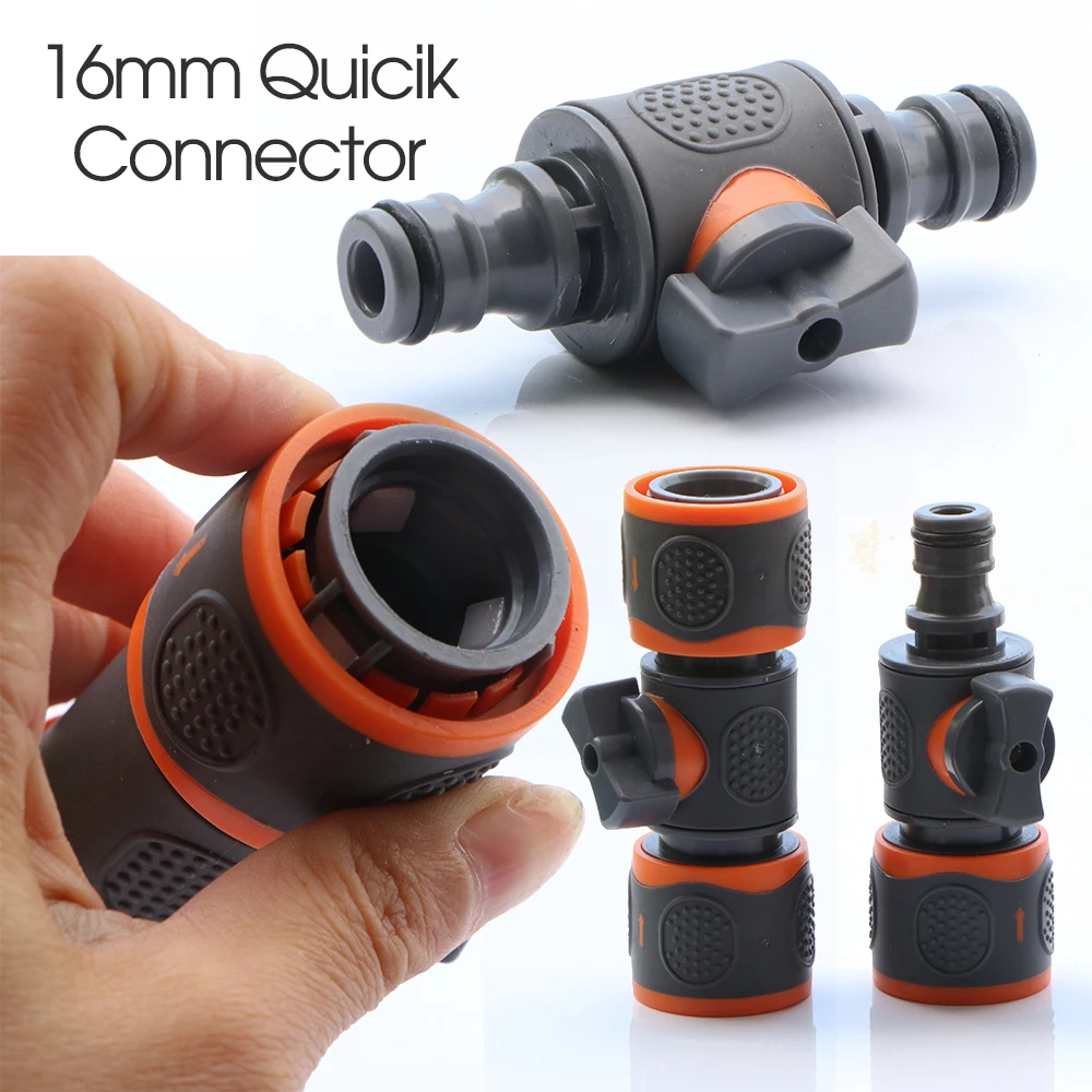 1pcs 16mm Ball Valve Hose Adap - огляд і ціна Smart Garden Hose Valve