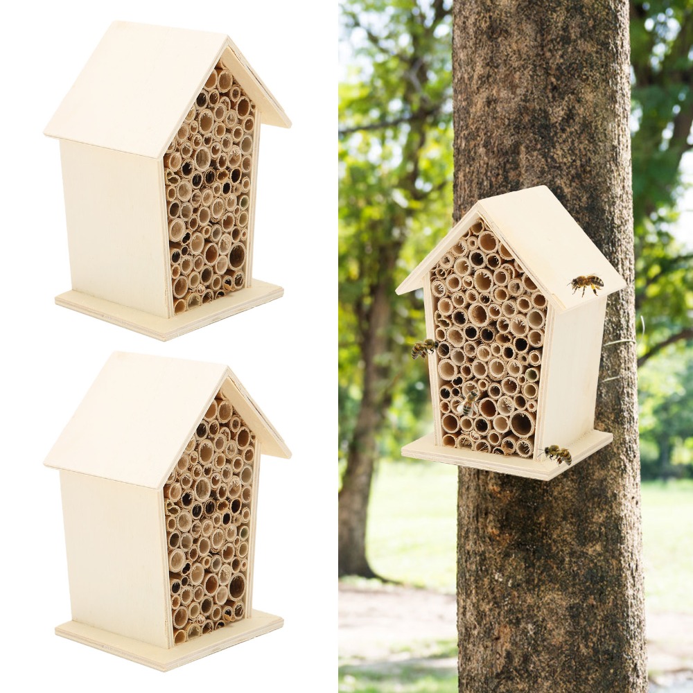 2 Pcs Wonderful Gift Wood Wood - огляд і ціна Insect Hotel Wood