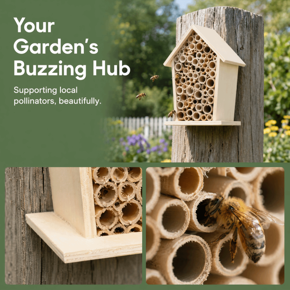 2 Pcs Wonderful Gift Wood Wood - огляд і ціна Insect Hotel Wood