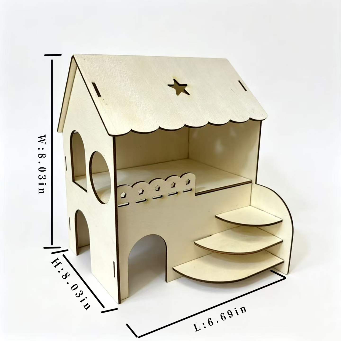 Hamster Two-Story Wooden House - огляд і ціна Insect Hotel Wood