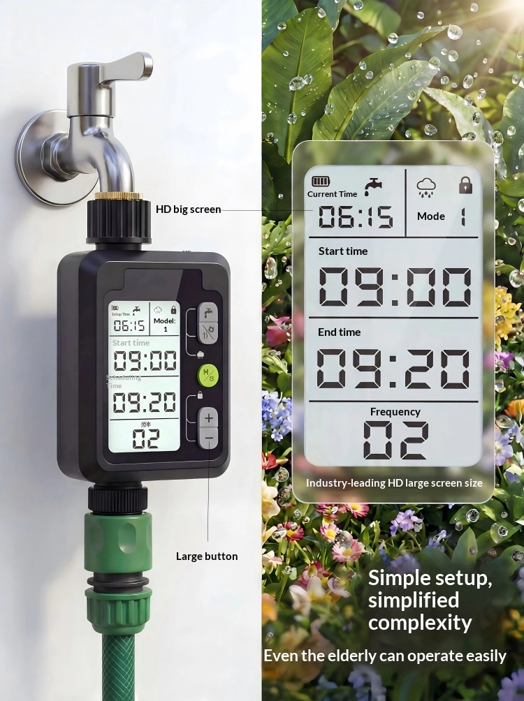 Courtyard Smart Spray Watering - огляд і ціна Smart Garden Tap Timer