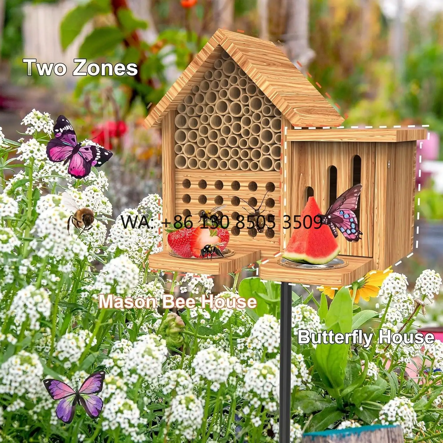 Waterproof Insect Hotel Natura - огляд і ціна Insect Hotel Wood