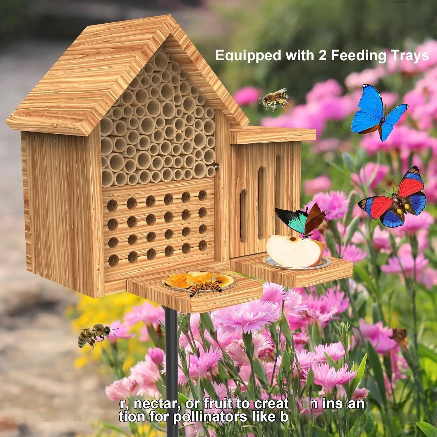 Waterproof Insect Hotel Natura - огляд і ціна Insect Hotel Wood