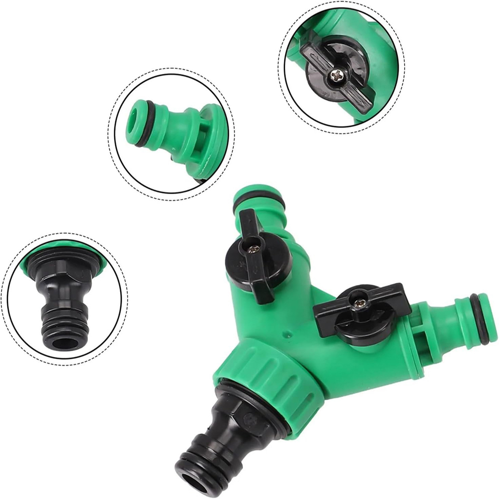 2-Way Garden Hose Splitter Y C - огляд і ціна Smart Garden Hose Valve