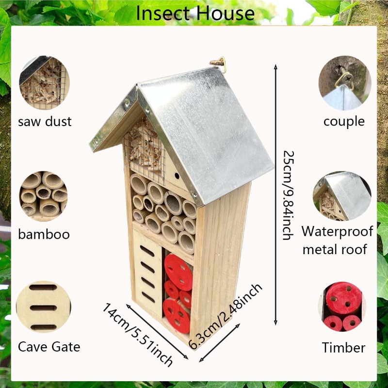 Insect House Wooden Insect Hot - огляд і ціна Insect Hotel Wood