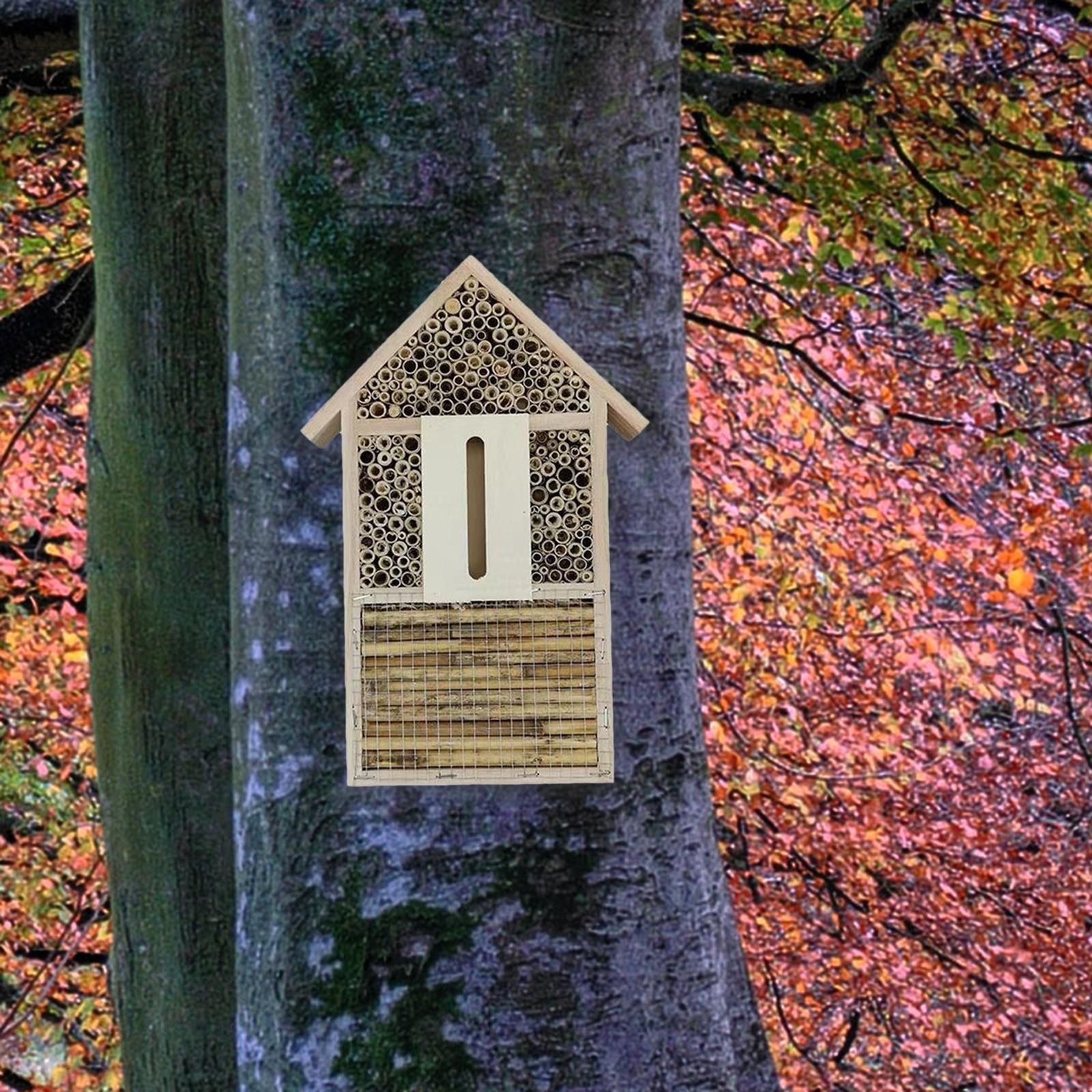 Bee House Ladybug Habitat Bee  - огляд і ціна Insect Hotel Wood