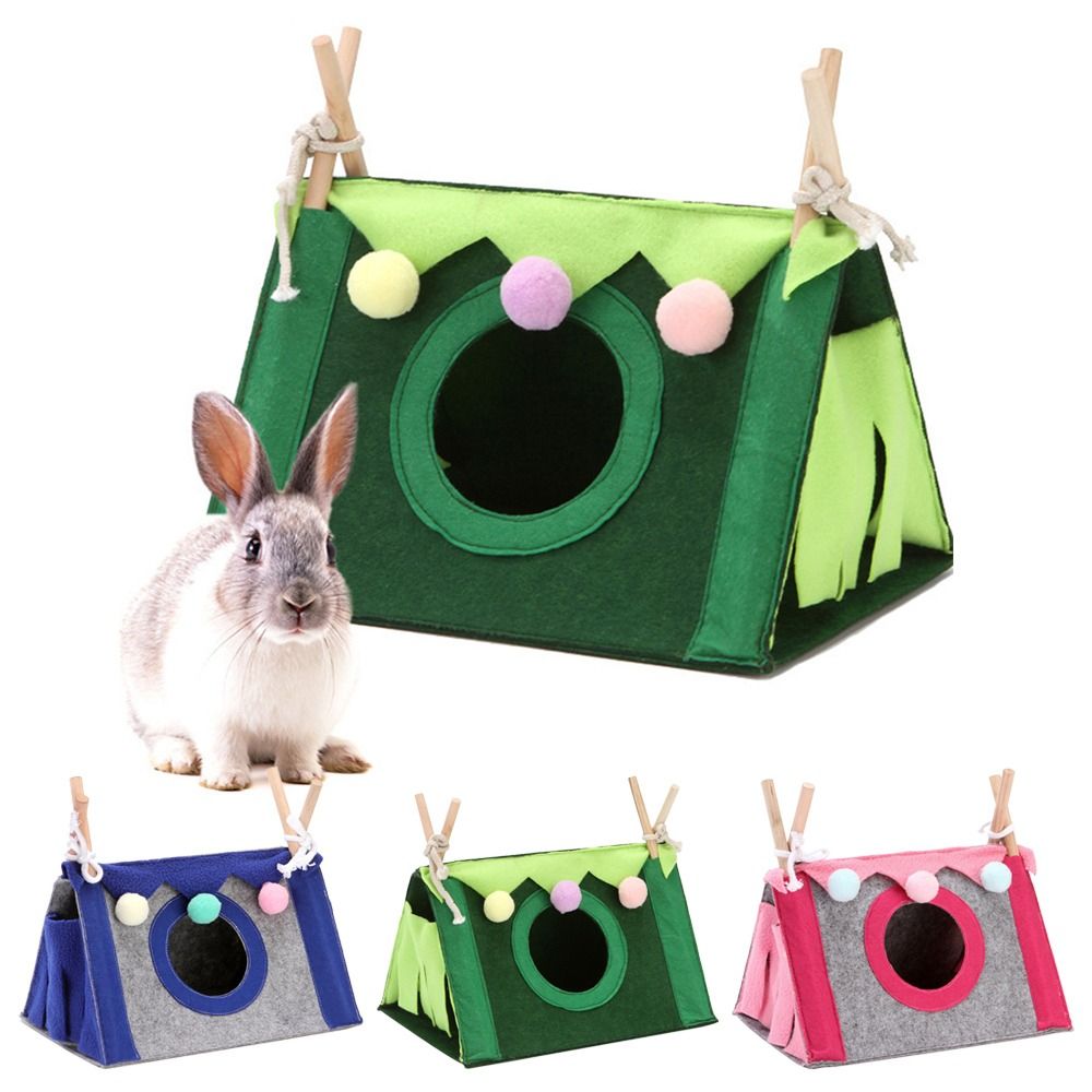 Felt Tent Hideout Cage Animal  - огляд і ціна Insect Hotel Wood