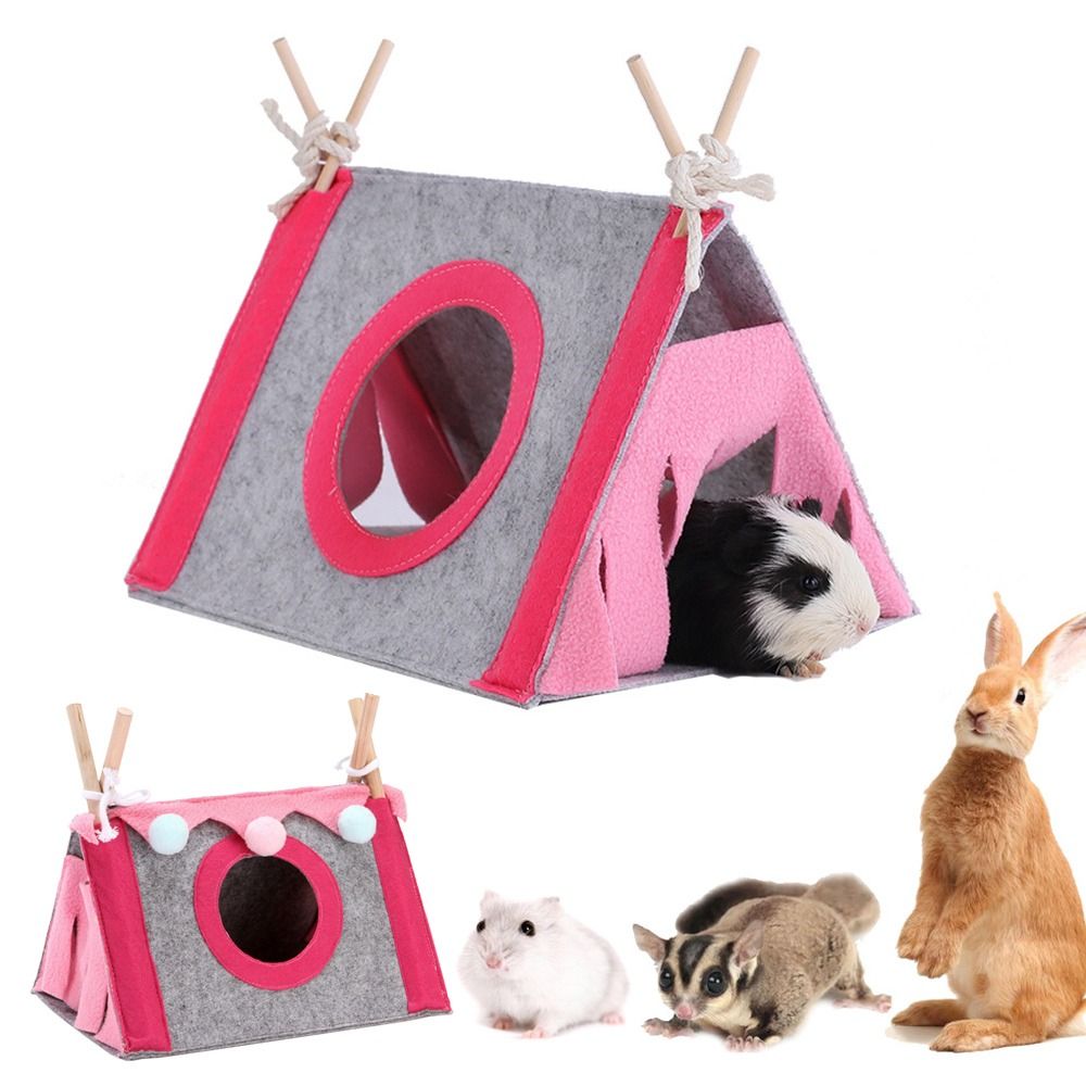 Felt Tent Hideout Cage Animal  - огляд і ціна Insect Hotel Wood