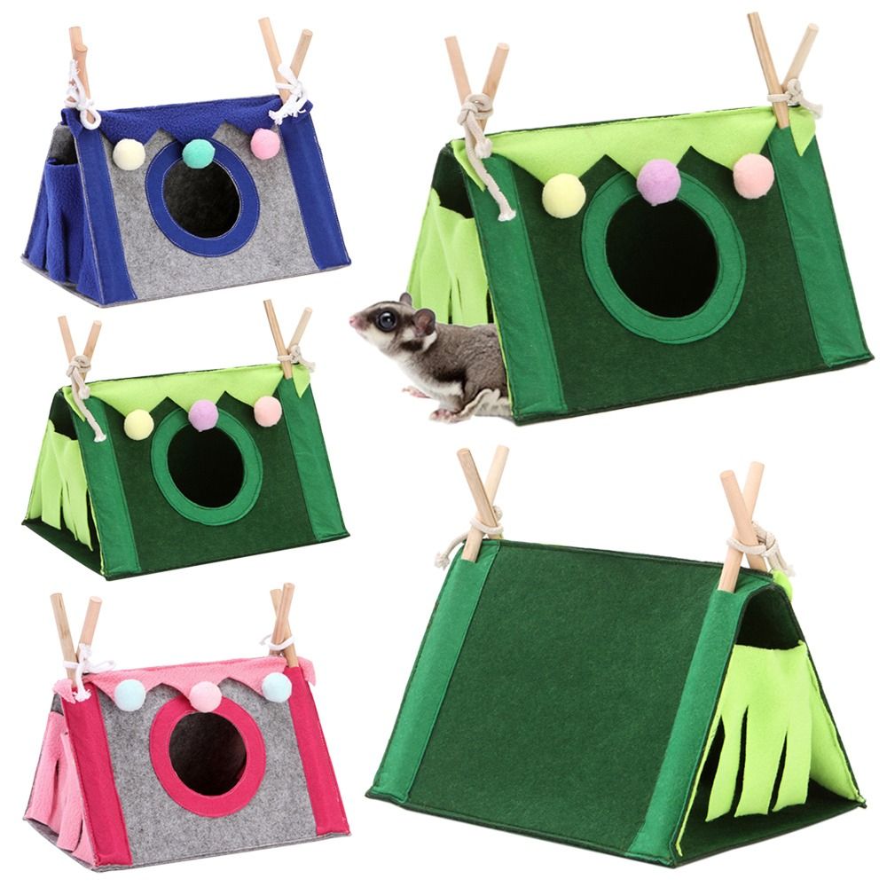 Felt Tent Hideout Cage Animal  - огляд і ціна Insect Hotel Wood